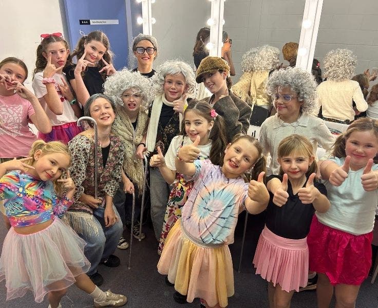 students in costume at the Dance Eisteddfod